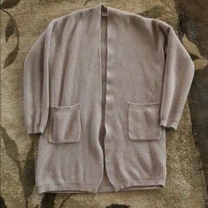Taupe Knit Cardigan S/M
